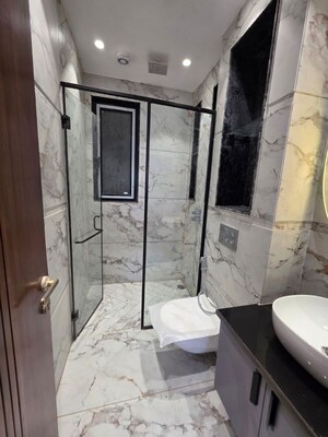 Bathroom in 3 BHK Builder Floor at Ansal Sushant Lok I, Sector 43 – for Sale