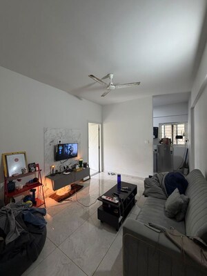 Living Room in 1 BHK Builder Floor at Hsr Layout – for Rent