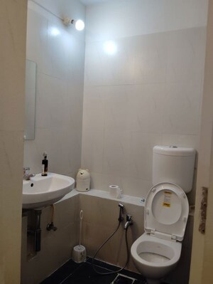 Bathroom in 3 BHK Apartment at Tata Amantra, Ashok Nagar – for Rent