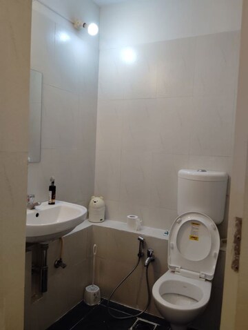 Bathroom in 3 BHK Apartment at Tata Amantra, Ashok Nagar – for Rent