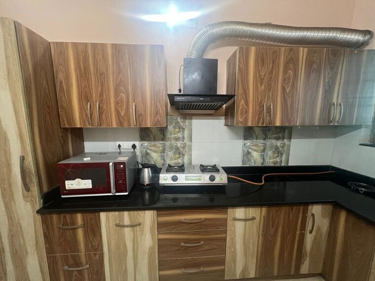 Kitchen, sector 3 dwarka 3 Bedroom 1500 Sq.Ft. Apartment In Sector 3 Dwarka Delhi 9815782