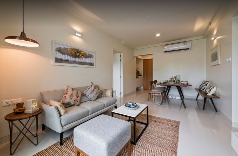 Living Room, godrej-seven 3 Bedroom 1283 Sq.Ft. Apartment In Joka Kolkata 9814891