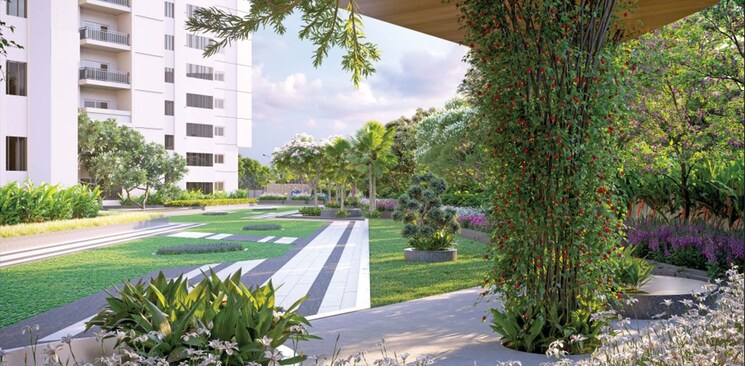 Garden, hallmark-treasor 3 Bedroom 1765 Sq.Ft. Apartment In Narsingi Hyderabad 9815928