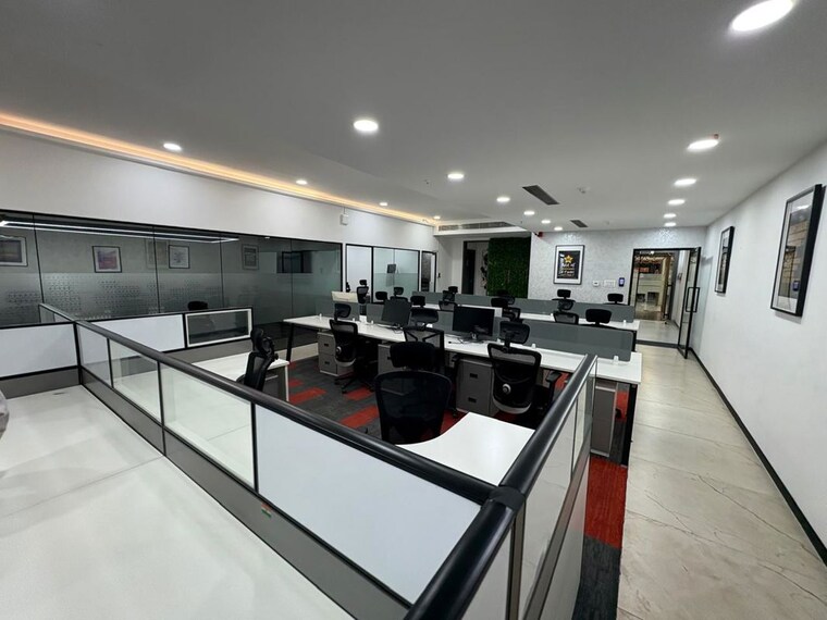Floor Plan, ten-madhapur Commercial Office Space 3200 Sq.Ft. In Madhapur Hyderabad 9816410