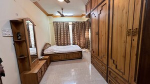 Master Bedroom in 2 BHK Apartment at Marathon Galaxy, Mulund West – for Rent