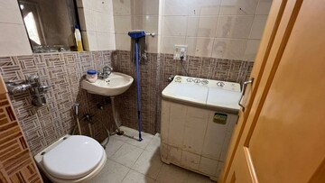 Bathroom in 2 BHK Apartment at Marathon Galaxy, Mulund West – for Rent