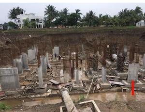 Plot Area in 4 BHK Apartment at Vesu – for Sale