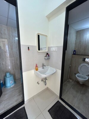 Bathroom in 1 BHK Apartment at Kolte Patil Life Republic, Hinjewadi – for Rent