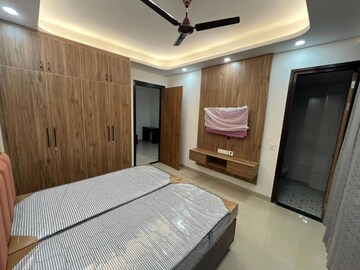 Bedroom in 1 BHK Builder Floor at Sushant Lok I – for Rent