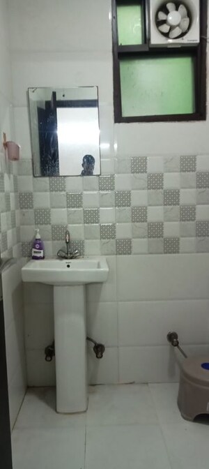 Bathroom in 2 BHK Builder Floor at Panchsheel Vihar – for Rent