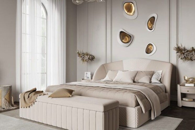 Bedroom, srihari-anithara-aura 3 Bedroom 2100 Sq.Ft. Villa In Isnapur Hyderabad 9815194