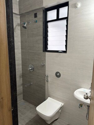 Bathroom in 2 BHK Apartment at Unique Youtopia, Kharadi – for Rent