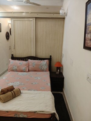 Bathroom in 1 BHK Builder Floor at Nizamuddin East – for Rent