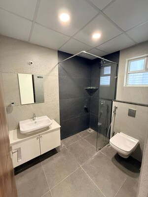 Bathroom in 3 BHK Apartment at Hallmark Skyrena, Narsingi – for Rent