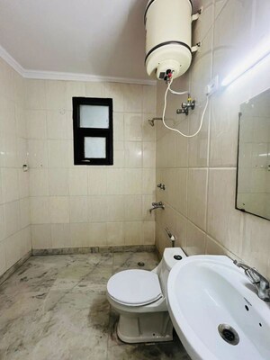 Bathroom in 3 BHK Builder Floor at Saket – for Rent