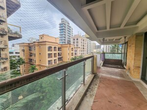 Balcony in 3 BHK Apartment at L Amour Apartment, Bandra West – for Rent