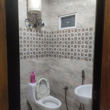 Bathroom in 2 BHK Builder Floor at East Of Kailash – for Rent