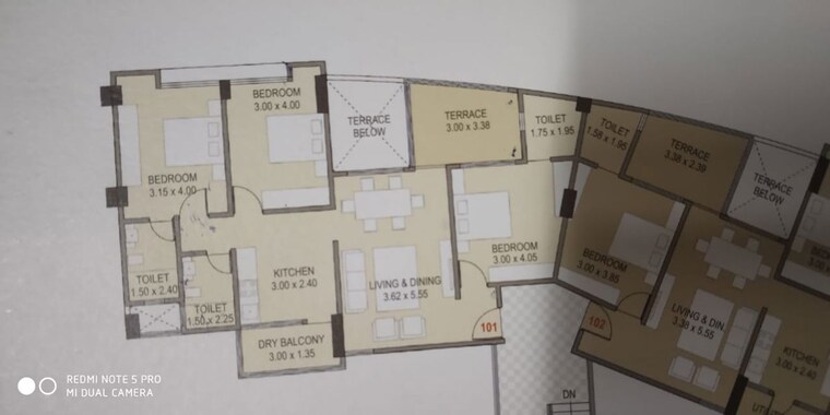 Floor Plan, jrs-atmosphere 3 Bedroom 1250 Sq.Ft. Apartment In Ambegaon Budruk Pune 9811967