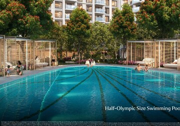 Swimming Pool in 3 BHK Apartment at DLF The Westpark, Andheri West – for Sale