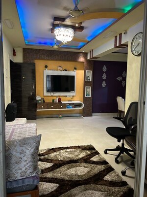 Living Room in 2 BHK Apartment at Om Saidham CHS, Kalyan East – for Rent