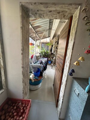 Balcony in 2 BHK Apartment at Om Saidham CHS, Kalyan East – for Rent