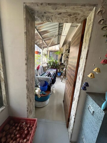 Balcony in 2 BHK Apartment at Om Saidham CHS, Kalyan East – for Rent