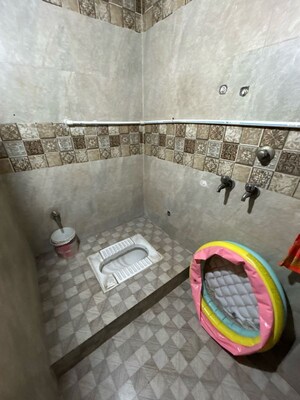 Bathroom in 2 BHK Apartment at Om Saidham CHS, Kalyan East – for Rent