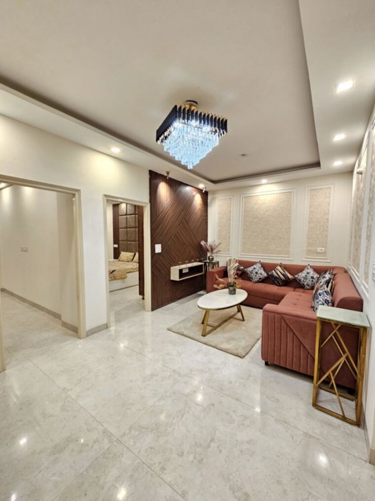 Living Room, aura-homes 3 Bedroom 1630 Sq.Ft. Builder Floor In Patiala Road Zirakpur 9817865