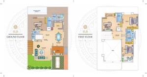 Floor Plan in 3 BHK Villa at Arihant World Villas, Chouk – for Sale