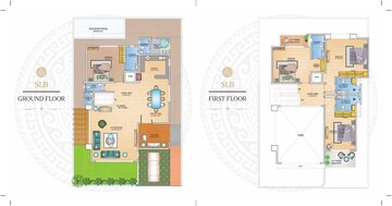 Floor Plan in 3 BHK Villa at Arihant World Villas, Chouk – for Sale