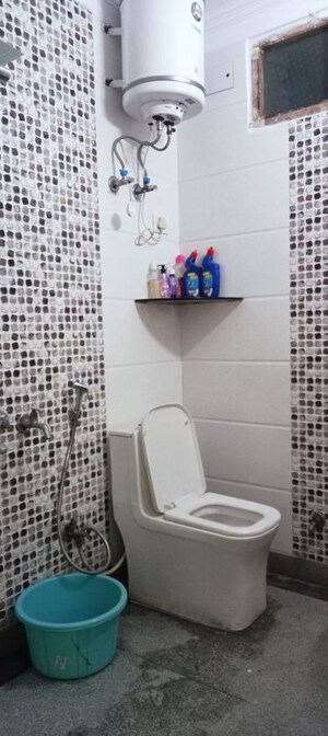 Bathroom in 2 BHK Builder Floor at Panchsheel Vihar – for Rent