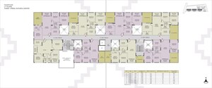 Floor Plan in 2 BHK Apartment at Devidanga – for Sale