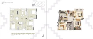Floor Plan in 2 BHK Apartment at Devidanga – for Sale