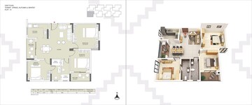 Floor Plan in 2 BHK Apartment at Devidanga – for Sale
