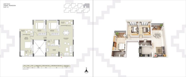Floor Plan, devidanga 2 Bedroom 1188 Sq.Ft. Apartment In Devidanga Siliguri 9818144