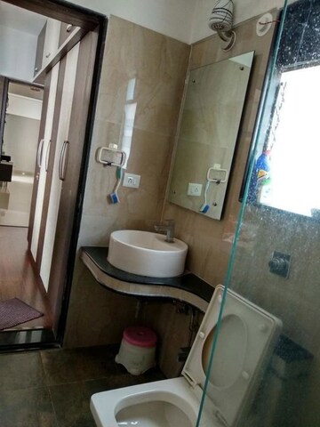 Bathroom in 3 BHK Apartment at Rachana My World, Baner – for Rent