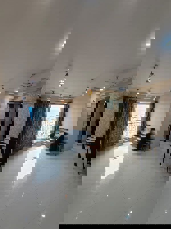 3 BHK + Extra Room 1260 Sq.Ft. Apartment in Sheth Vasant Lawns