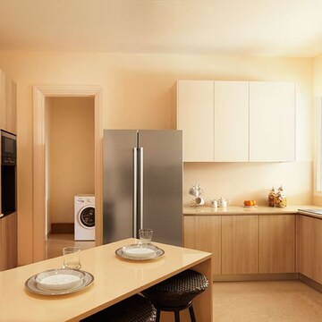 Kitchen in 4 BHK Apartment at Indiabulls Sky Forest, Dighe Nagar – for Rent