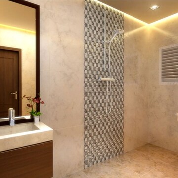 Bathroom in 4 BHK Apartment at Indiabulls Sky Forest, Dighe Nagar – for Rent