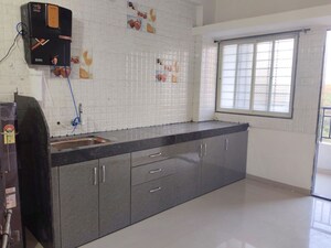 Kitchen in 1 BHK Builder Floor at Kharadi Gaon – for Rent