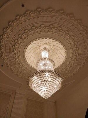 Bathroom in 3 BHK Apartment at Omaxe The Palace, Gomti Nagar – for Rent