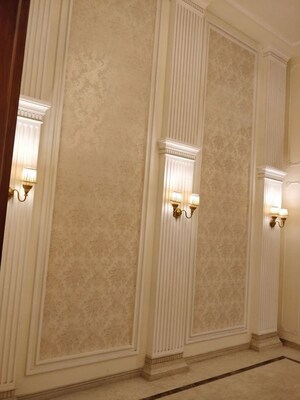 Bathroom in 3 BHK Apartment at Omaxe The Palace, Gomti Nagar – for Rent