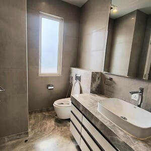 Bathroom in 3 BHK Apartment at Indiabulls Sky Forest, Dighe Nagar – for Rent