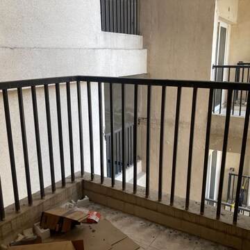 Balcony in 2 BHK Apartment at Gaur Yamuna City 16th Park View, Sector 19 Yamuna Expressway – for Rent