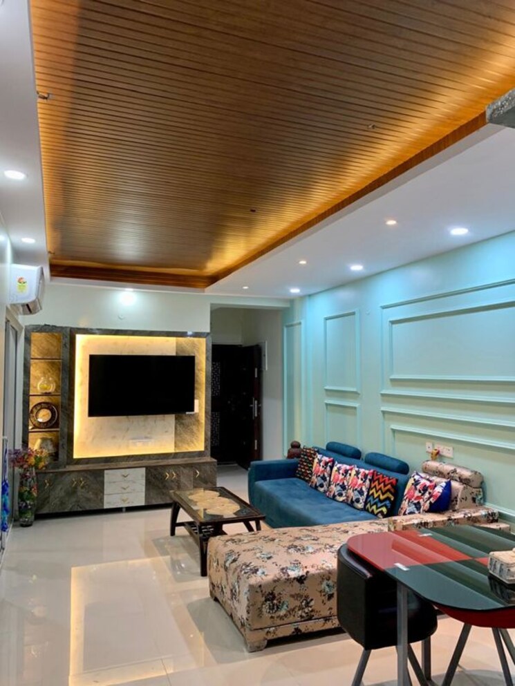 Living Room, vvip-homes 3 Bedroom 1490 Sq.Ft. Apartment In Gaur City 2 Greater Noida 9818470