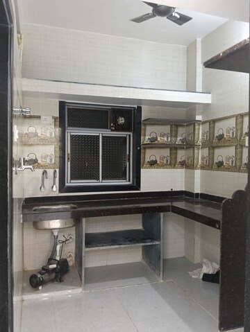 Kitchen in 1 RK Apartment at Sai Pooja Kopar Khairane, Kopar Khairane – for Rent