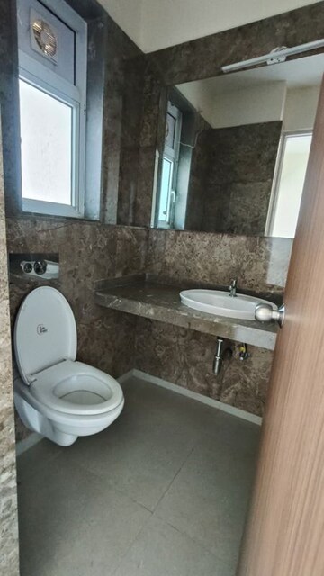 Bathroom in 3.5 BHK Apartment at LnT Crescent Bay T5, Parel – for Rent