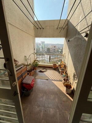 Balcony in 2 BHK Apartment at Saniket Sunwinds, Bavdhan – for Rent