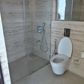 Bathroom in 4 BHK Apartment at Raheja Imperia, Empire Mill – for Rent