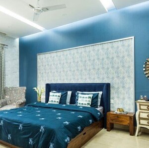 Bedroom in 4 BHK Apartment at Raheja Imperia, Empire Mill – for Rent